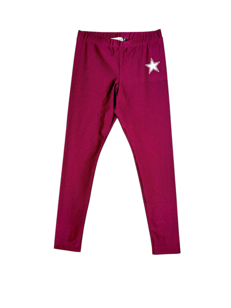 Lycra Legging Wine Stars