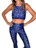 Yoga Brassière Leo Navy