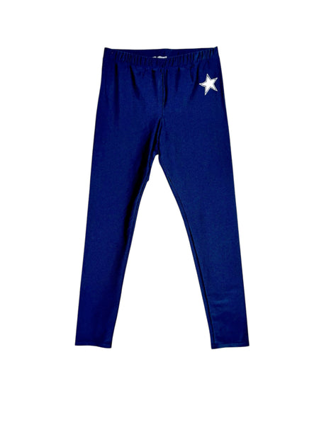 Lycra Legging Navy Stars