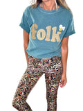 Velvet Prints Legging Indian W25