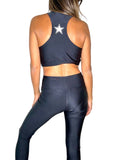 Yoga Brassière Black Stars