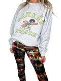 Velvet Prints Legging Baroque