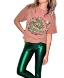 Glitter Legging Green