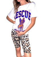 Jersey Light Biker Leopard