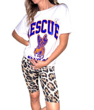 Jersey Light Biker Leopard