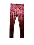 Velvet Crushed Legging Lava