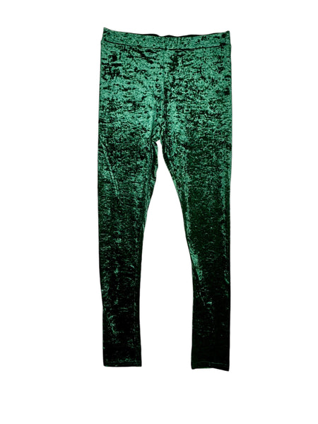 Velvet Crushed Legging Forest