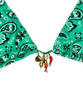 Loveless Triangle Bandana Green