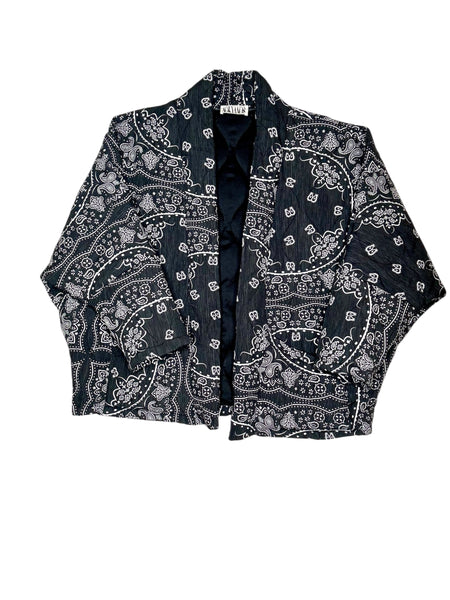 Bandana Kimono Black