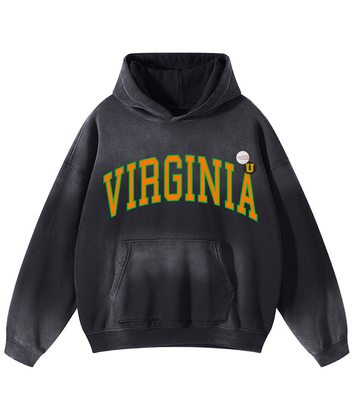 Virginia Hoodie Vintage Black